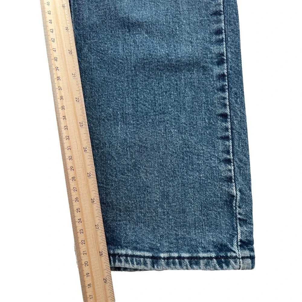 Levis Jeans 34x30 511 Slim Fit Mens Medium Wash Blue Distressed Classic Denim